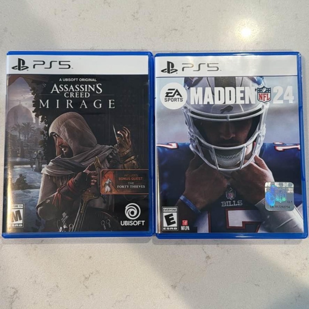 PS5 games - Madden & Assassin’s Creed